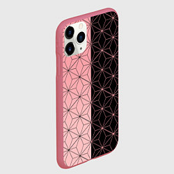 Чехол iPhone 11 Pro матовый КОСТЮМ НЕЗУКО NEZUKO, цвет: 3D-малиновый — фото 2