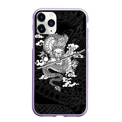 Чехол iPhone 11 Pro матовый ДРАКОН DRAGON