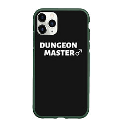 Чехол iPhone 11 Pro матовый Dungeon Master, цвет: 3D-темно-зеленый