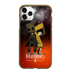 Чехол iPhone 11 Pro матовый Little Nightmares 2, цвет: 3D-коричневый