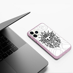 Чехол iPhone 11 Pro матовый HOLLOW KNIGHT ХОЛЛОУ НАЙТ, цвет: 3D-розовый — фото 2