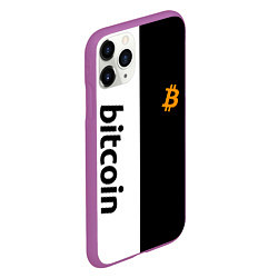 Чехол iPhone 11 Pro матовый БИТКОИН BITCOIN Z, цвет: 3D-фиолетовый — фото 2