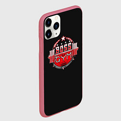 Чехол iPhone 11 Pro матовый Босс этой качалки, цвет: 3D-малиновый — фото 2