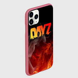 Чехол iPhone 11 Pro матовый DAYZ ДЕЙЗИ, цвет: 3D-малиновый — фото 2