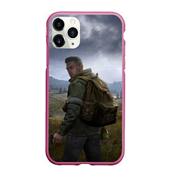 Чехол iPhone 11 Pro матовый DAYZ POSTER ДЕЙЗИ ПОСТЕР Z, цвет: 3D-малиновый