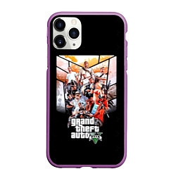 Чехол iPhone 11 Pro матовый Grand Theft Auto five