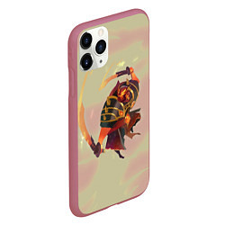 Чехол iPhone 11 Pro матовый Ember Dota 2, цвет: 3D-малиновый — фото 2