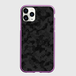Чехол iPhone 11 Pro матовый СПЕЦ КАМУФЛЯЖ, цвет: 3D-фиолетовый