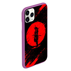 Чехол iPhone 11 Pro матовый САМУРАИ SAMURAI, цвет: 3D-фиолетовый — фото 2