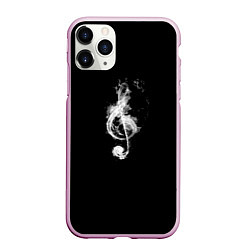 Чехол iPhone 11 Pro матовый Ключ из дыма, цвет: 3D-розовый