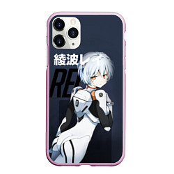 Чехол iPhone 11 Pro матовый Rei Eva-00, цвет: 3D-розовый