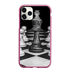 Чехол iPhone 11 Pro матовый Шахматы