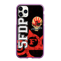 Чехол iPhone 11 Pro матовый Five Finger Death Punch 1