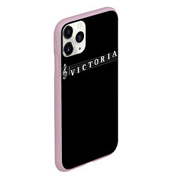 Чехол iPhone 11 Pro матовый Victoria, цвет: 3D-розовый — фото 2