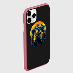 Чехол iPhone 11 Pro матовый Titan Avenger, цвет: 3D-малиновый — фото 2