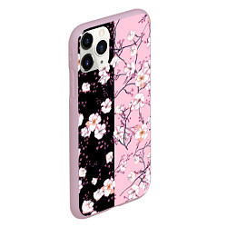 Чехол iPhone 11 Pro матовый САКУРА SAKURA ВИШНЯ, цвет: 3D-розовый — фото 2
