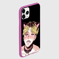 Чехол iPhone 11 Pro матовый АхегаоAhegao О Чан У, цвет: 3D-фиолетовый — фото 2
