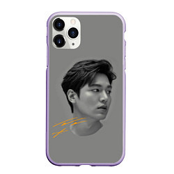 Чехол iPhone 11 Pro матовый Ли Мин Хо Lee Min Ho, цвет: 3D-светло-сиреневый