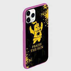 Чехол iPhone 11 Pro матовый DARK SOULS ТЁМНЫЕ ДУШИ, цвет: 3D-фиолетовый — фото 2