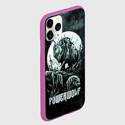 Чехол iPhone 11 Pro матовый Powerwolf, цвет: 3D-фиолетовый — фото 2