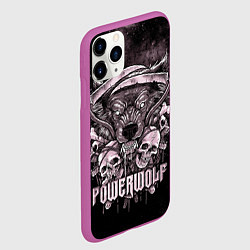 Чехол iPhone 11 Pro матовый Powerwolf, цвет: 3D-фиолетовый — фото 2