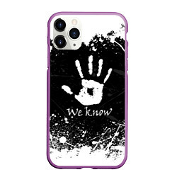 Чехол iPhone 11 Pro матовый WE KNOW TES, цвет: 3D-фиолетовый
