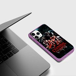 Чехол iPhone 11 Pro матовый Cannibal Corpse, цвет: 3D-фиолетовый — фото 2