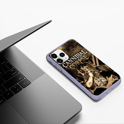 Чехол iPhone 11 Pro матовый Cannibal Corpse, цвет: 3D-светло-сиреневый — фото 2
