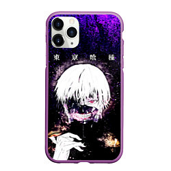 Чехол iPhone 11 Pro матовый Kaneki Ken Tokyo Ghoul, цвет: 3D-фиолетовый