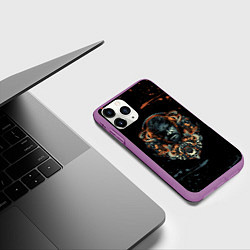 Чехол iPhone 11 Pro матовый METAL GEAR SOLID SNAKE, цвет: 3D-фиолетовый — фото 2