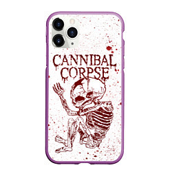 Чехол iPhone 11 Pro матовый Cannibal Corpse, цвет: 3D-фиолетовый