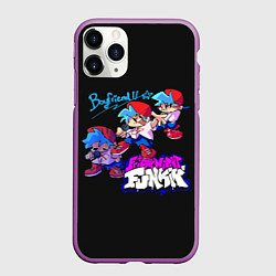 Чехол iPhone 11 Pro матовый Friday Night Funkin, цвет: 3D-фиолетовый