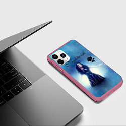 Чехол iPhone 11 Pro матовый Nightwish, цвет: 3D-малиновый — фото 2