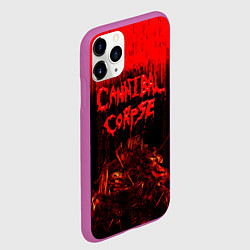Чехол iPhone 11 Pro матовый CANNIBAL CORPSE, цвет: 3D-фиолетовый — фото 2