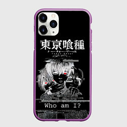 Чехол iPhone 11 Pro матовый Who am I? Tokyo Ghoul, цвет: 3D-фиолетовый