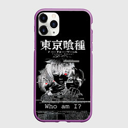 Чехол iPhone 11 Pro матовый Who am I? Tokyo Ghoul