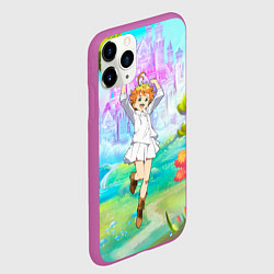 Чехол iPhone 11 Pro матовый Обещанный Неверленд, цвет: 3D-фиолетовый — фото 2