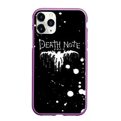 Чехол iPhone 11 Pro матовый DEATH NOTE ТЕТРАДЬ СМЕРТИ, цвет: 3D-фиолетовый