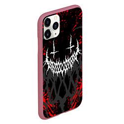 Чехол iPhone 11 Pro матовый GHOSTEMANE, цвет: 3D-малиновый — фото 2