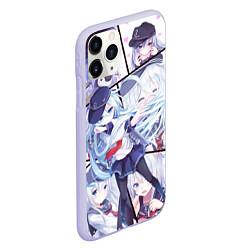 Чехол iPhone 11 Pro матовый Kantai Collection: Hibiki, цвет: 3D-светло-сиреневый — фото 2