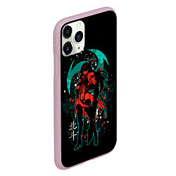 Чехол iPhone 11 Pro матовый GENSHIN IMPACT, БЭЙ ДОУ, цвет: 3D-розовый — фото 2
