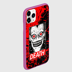 Чехол iPhone 11 Pro матовый ТЕТРАДЬ СМЕРТИ, цвет: 3D-фиолетовый — фото 2