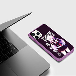 Чехол iPhone 11 Pro матовый Kyoko Kirigiri Кёко Киригири, цвет: 3D-фиолетовый — фото 2