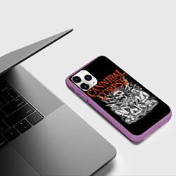 Чехол iPhone 11 Pro матовый Cannibal Corpse, цвет: 3D-фиолетовый — фото 2