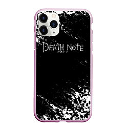 Чехол iPhone 11 Pro матовый DEATH NOTE ТЕТРАДЬ СМЕРТИ, цвет: 3D-розовый