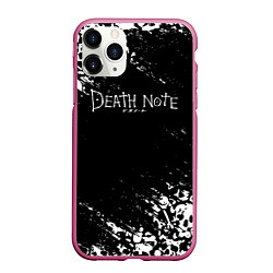 Чехол iPhone 11 Pro матовый DEATH NOTE ТЕТРАДЬ СМЕРТИ, цвет: 3D-малиновый