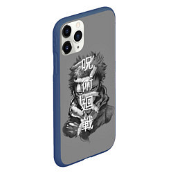 Чехол iPhone 11 Pro матовый JUJUTSU KAISEN ИТАДОРИ, цвет: 3D-тёмно-синий — фото 2