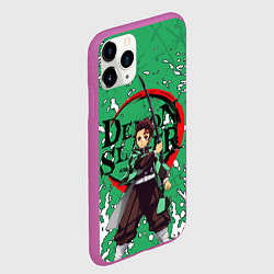 Чехол iPhone 11 Pro матовый ТАНДЖИРО, цвет: 3D-фиолетовый — фото 2