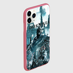 Чехол iPhone 11 Pro матовый Dark Souls, цвет: 3D-малиновый — фото 2
