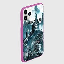 Чехол iPhone 11 Pro матовый Dark Souls, цвет: 3D-фиолетовый — фото 2
